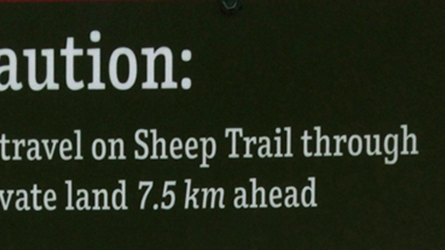 Access Through the Sheep River Headwaters Cut Off by Landowner
