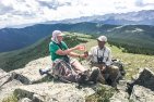 The Path of The Trans Canada Trail through Kananaskis Country