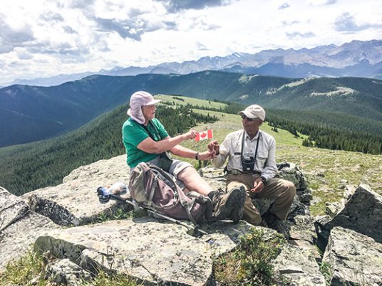 The Path of The Trans Canada Trail through Kananaskis Country Thumbnail